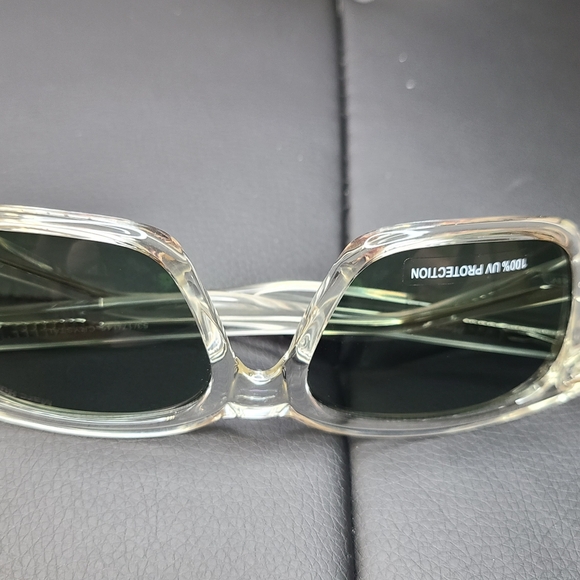 NWOT - Marc Hunter Sunglasses Crystal Frame Black Lenses MH7931 - Picture 7 of 8